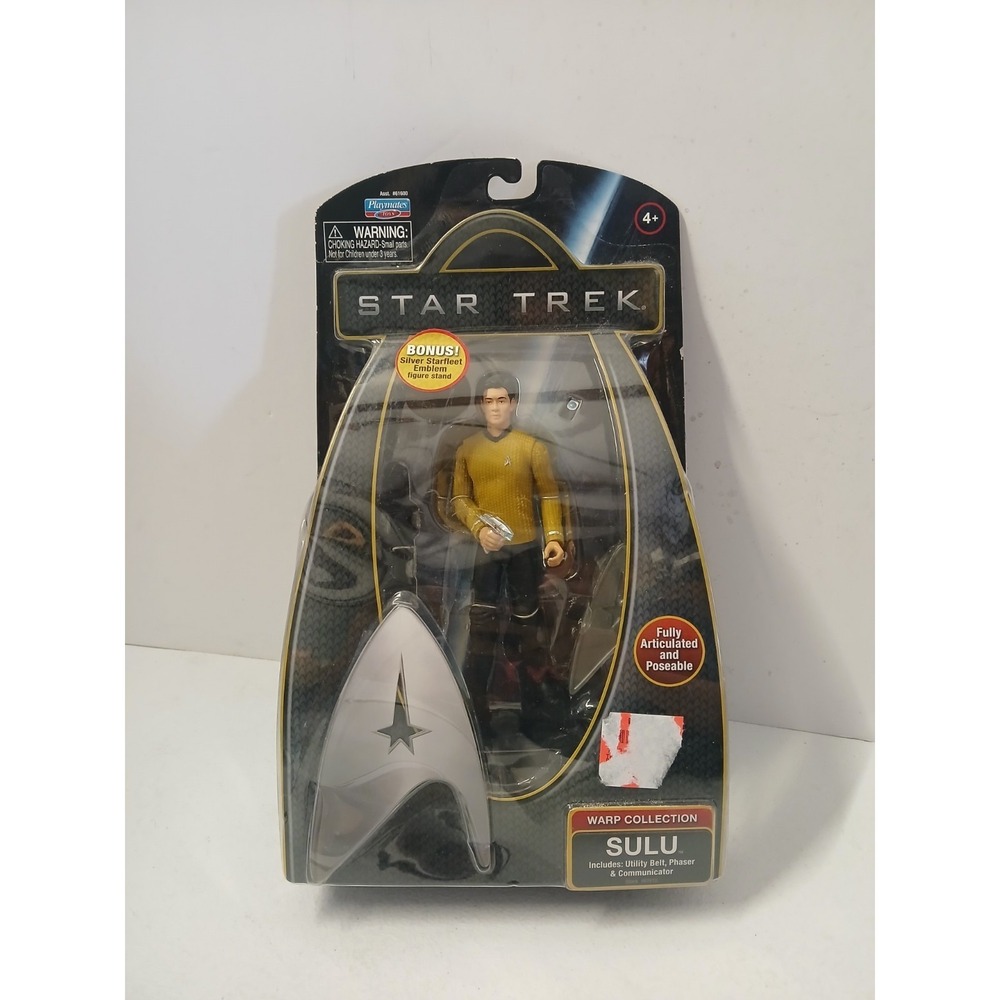 Playmates Star‎ Trek Sulu Action Figure Toy 2009 New Movie Collectible